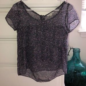 American Eagle Floral Blouse